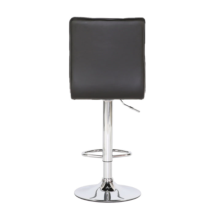2er Set Barhocker gesteppt Kunstleder