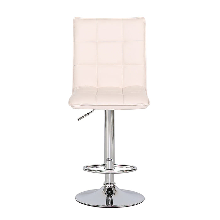 2er Set Barhocker gesteppt Kunstleder