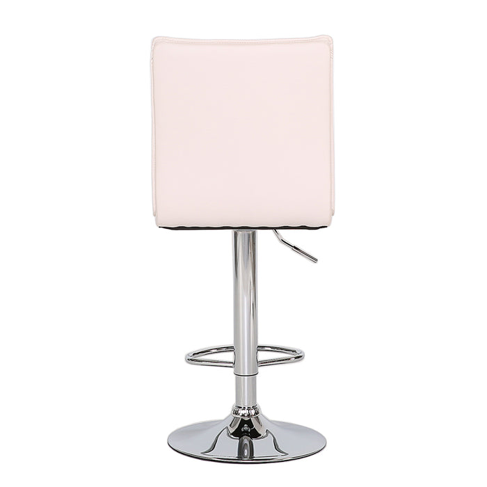 2er Set Barhocker gesteppt Kunstleder