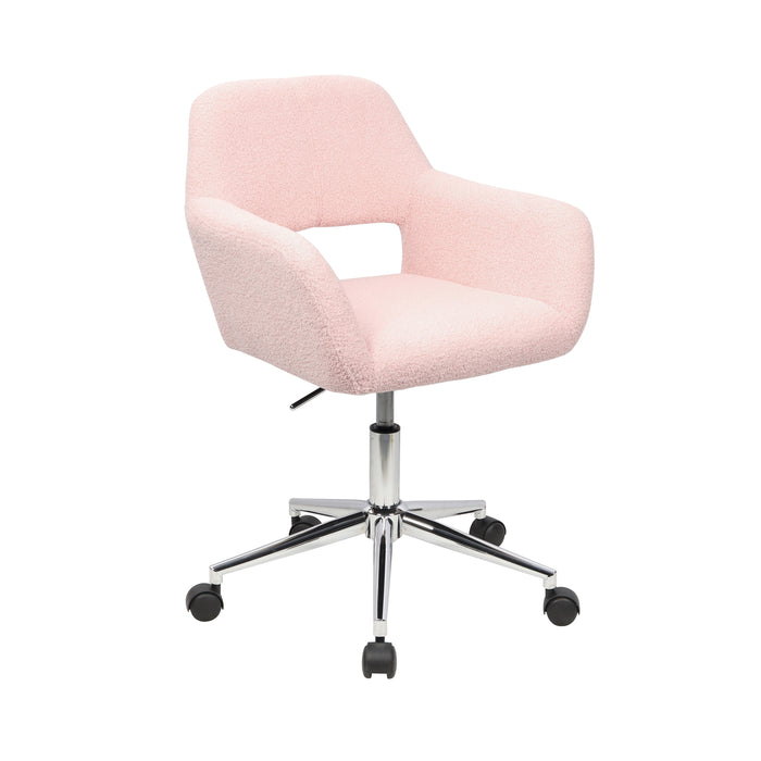 B-Ware Schreibtischstuhl JILL Teddy Rosa
