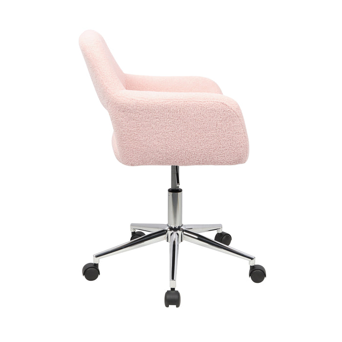 B-Ware Schreibtischstuhl JILL Teddy Rosa