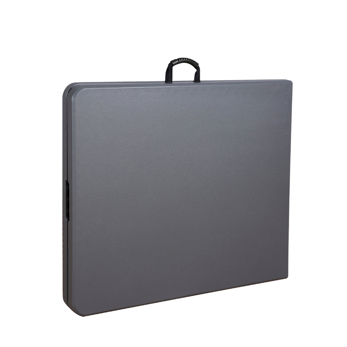 Set Buffettisch mit Klappbänken faltbar 180 cm Grau (91559)
