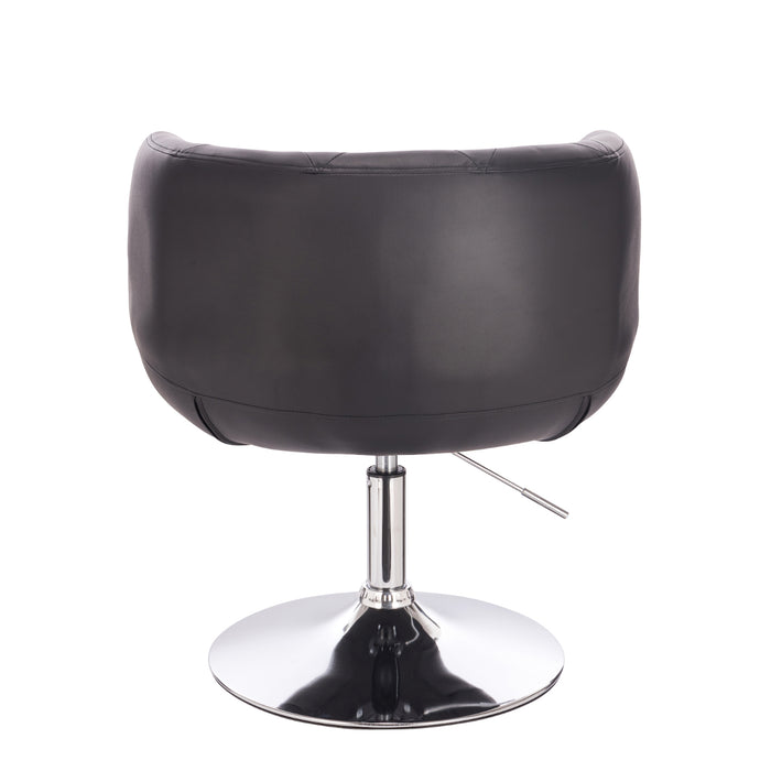 B-Ware PANAMA Lounge Sessel Kunstleder Schwarz