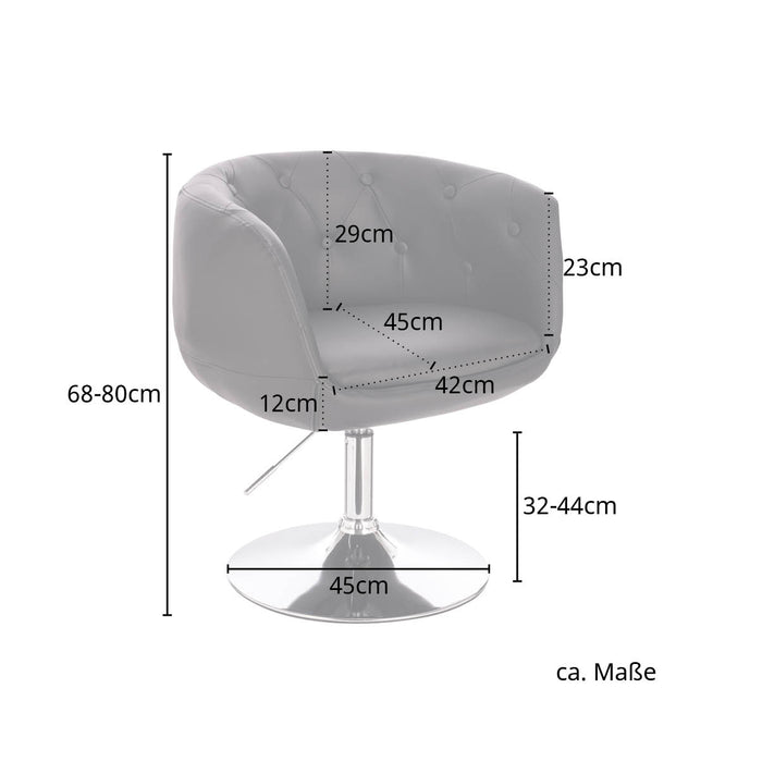 B-Ware PANAMA Lounge Sessel Samt Grau