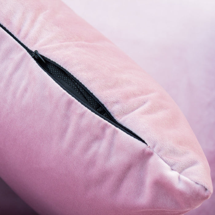 B-Ware JOSIE Sessel Samt Rosa