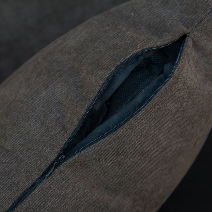 B-Ware JOSIE Loungesessel Samt Braun