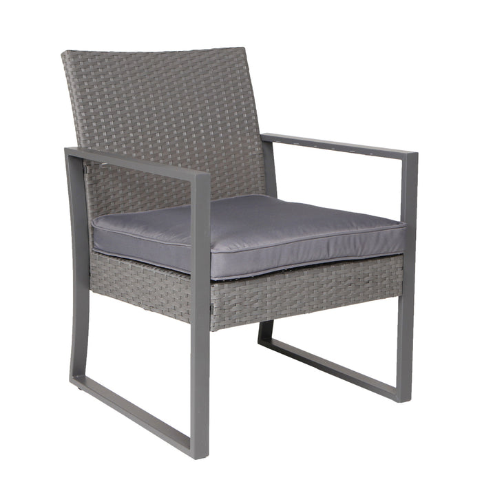 B-Ware LOIS Rattan Sitzgruppe Grau