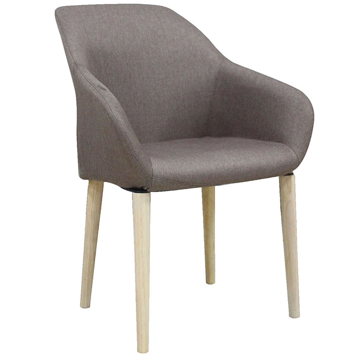 B-Ware Esszimmerstuhl Braun/Taupe