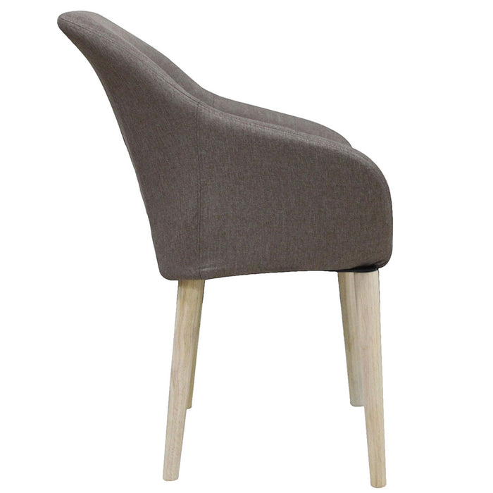 B-Ware Esszimmerstuhl Braun/Taupe