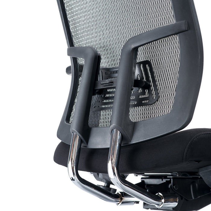 B-Ware Premium Schreibtischstuhl Netzbezug Schwarz