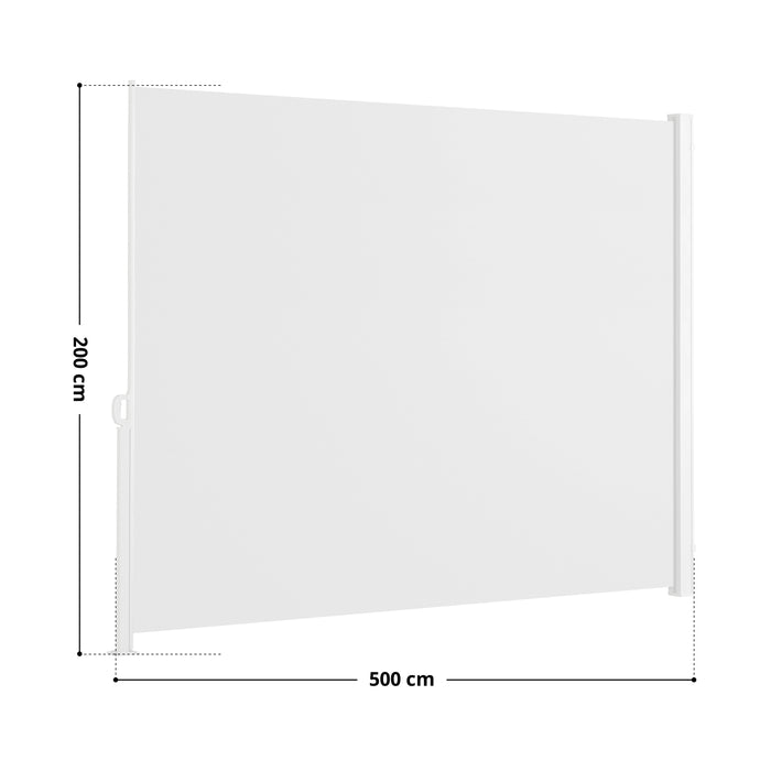 B-Ware Seitenmarkise 500x200cm Beige