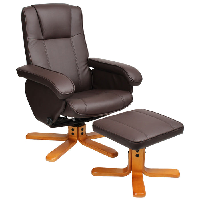 B-Ware CHARLES Relax Sessel Braun