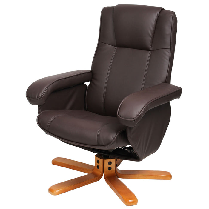 B-Ware CHARLES Relax Sessel Braun