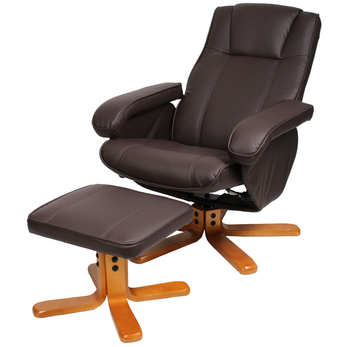 B-Ware CHARLES Relax Sessel Braun
