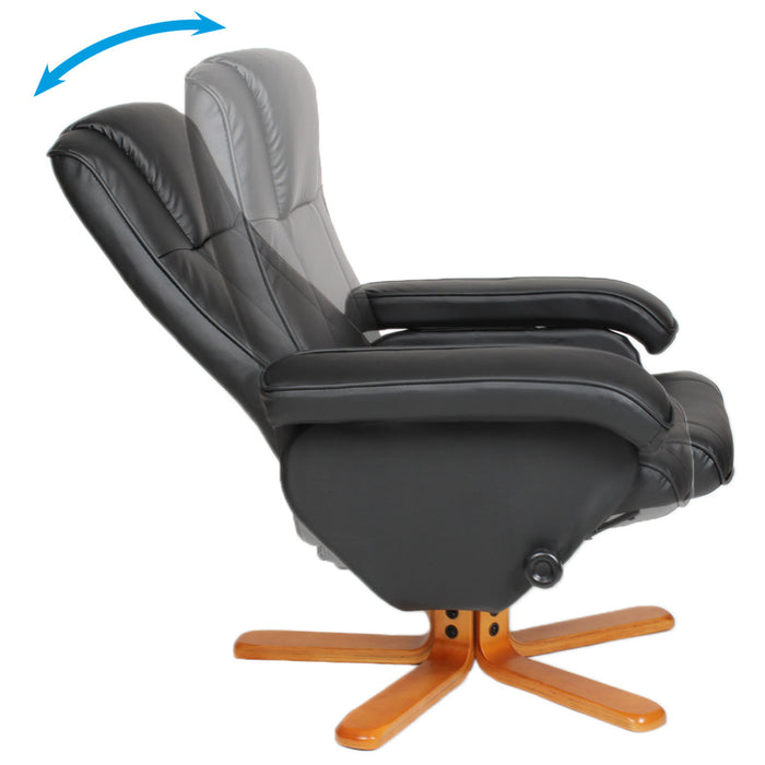 B-Ware CHARLES Relax Sessel Schwarz