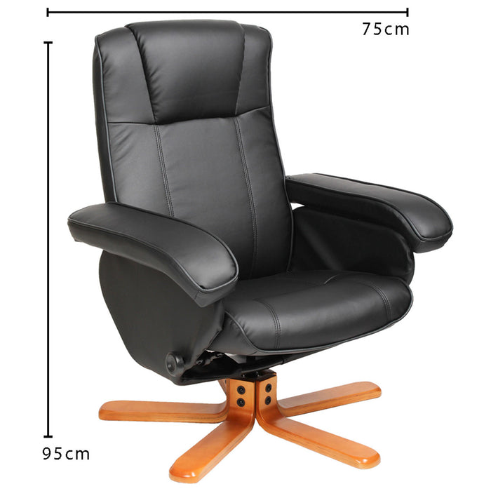 B-Ware CHARLES Relax Sessel Schwarz