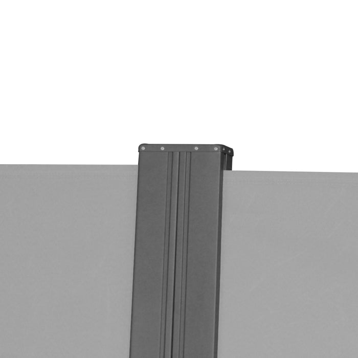 Doppel-Seitenmarkise 280g/m² Balkon-Markise Sonnenschutz Sichtschutz