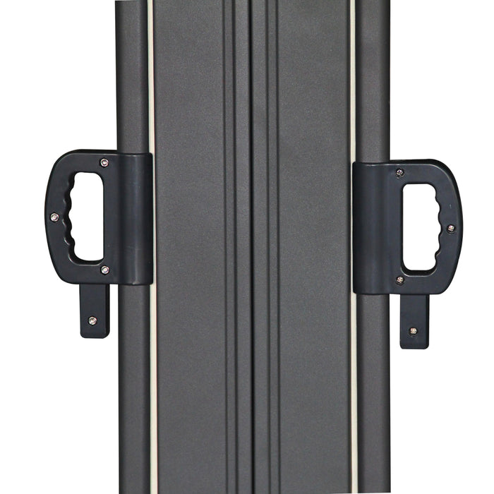 Doppel-Seitenmarkise 280g/m² Balkon-Markise Sonnenschutz Sichtschutz