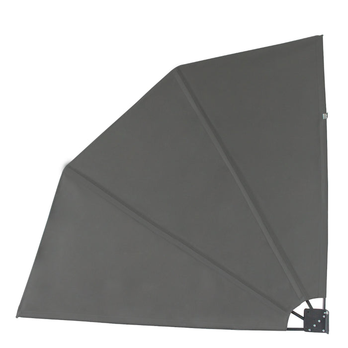 B-Ware Balkonfächer 140x140 Dunkelgrau