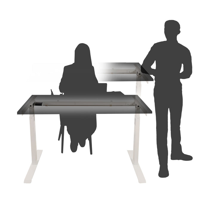 SVITA Schreibtisch-Gestell elektrisch für Tischplatte individuell höhenverstellbare Tischbeine Metall