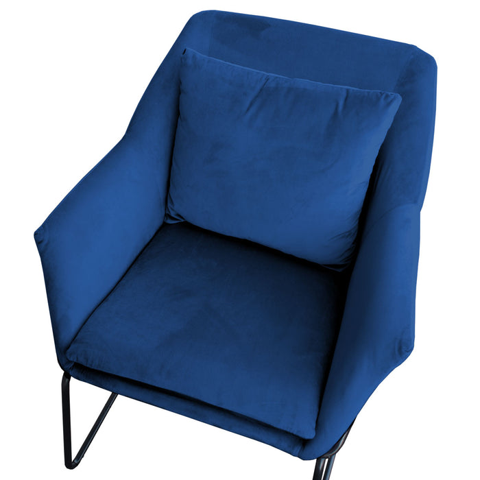 JOSIE Sessel gepolstert Beistellsessel Stuhl Couch Einzel Relaxsessel Samt