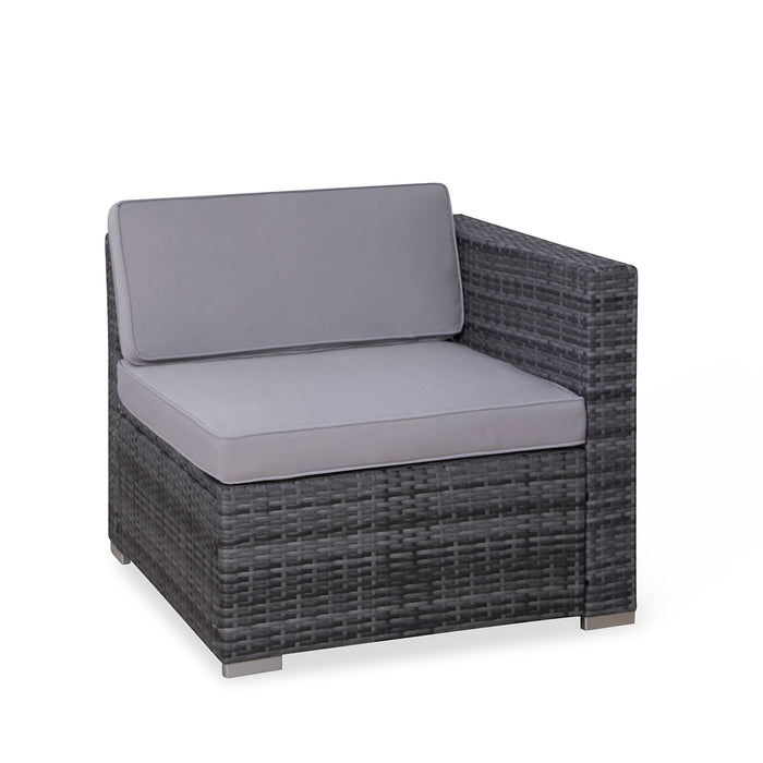 SVITA LUGANO Polyrattan Lounge Rattan Set Couch Sofa Garnitur Gartenmöbel