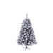 Künstlicher Weihnachtsbaum mit Luvi-Nadeln Weiß mit Dekoration und Schnee 150cm hoch von SVITA