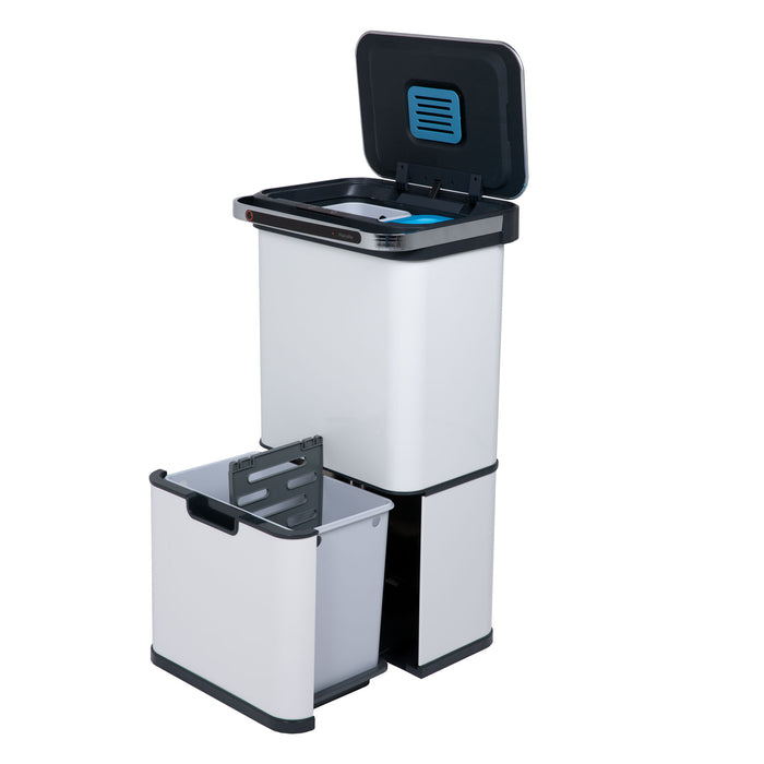 Sensor-Mülleimer 60L Selbstreinigungsfunktion und Aktivkohle-Filter